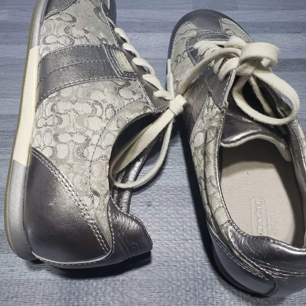 Coach Joss silver metallic women shoes - Picture 6 of 7